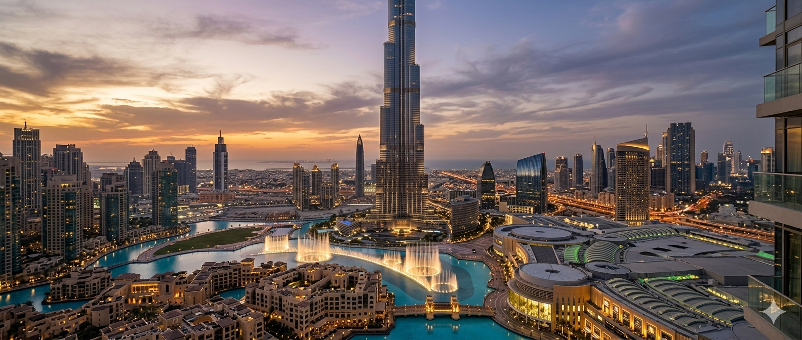 Dubai real estate skyline